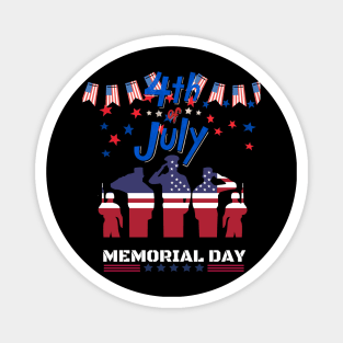 4 th of july t-shirt Magnet